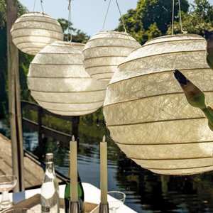 Lampion Ecru