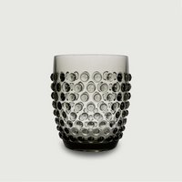 Arca Dotted aqua - Acryl Drinkbeker 350ml - grijs - duurzaam, lichtgewicht, onbreekbaar, ideaal voor in de tuin, picknick, speelse look