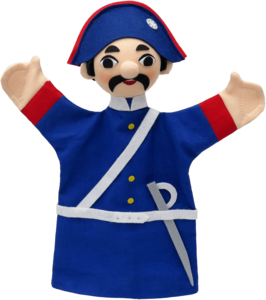 Gendarmpuppe - Made in Europe - Spielzeug von gestern