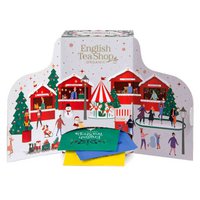 ETS - Tee Adventskalender "Weihnachtsmarkt" weiß, 24 verschiedene BIO Tees