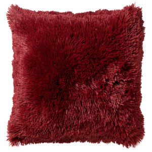 Dutch Decor FLUFFY - Cushion 45x45 cm - Merlot - red