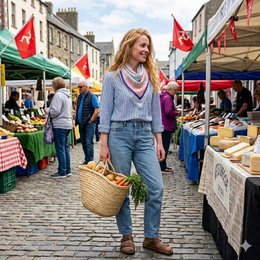  Cotton scarf 70x70cm, purple and white geometric pattern, lightweight square wrap, versatile accessory.