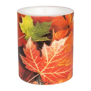 Dekorkerze  LC Maple Leaves Ø 99 mm