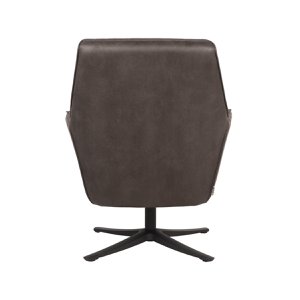 ommoebel Fauteuil Tod - Antraciet - Microfiber