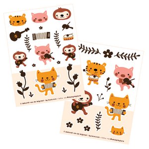 Aufkleberset - Folk Roadshow