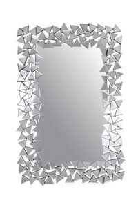 Wandspiegel rechthoekig mozaïek frame