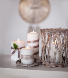 Synd! Tealight Holder Permanent Candle Classic Warm White ∅ 7 cm