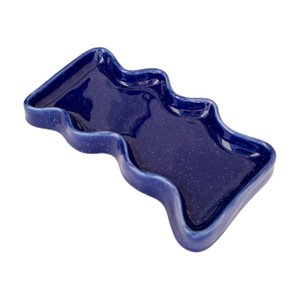 Keramische golfplaat - rechthoek blauw