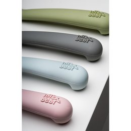 Siliconenlepel en vork van Olive Green