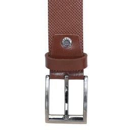 Leather Women's Belt Or Leather Men's Belt With Print Genuine Leather 4 cm Wide