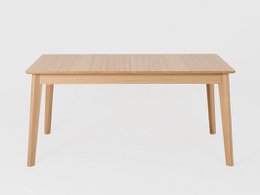 WOODYOU mesa de comedor 160x90 desplegable - roble sólido