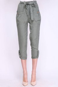 Pantalon court en lin REF 6408