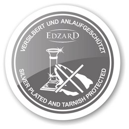 EDZARD sleutelhanger Quadro voor 2 foto's 3 x 3 cm, kan worden geopend, verzilverd, aanslagvast