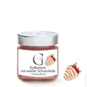 Fruit spread strawberries with white chocolate 135g