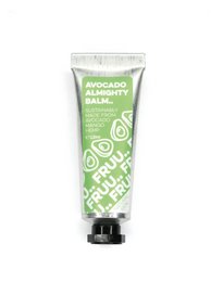 Avocado-based moisturizing balm with nourishing ingredients for soft, healthy skin.