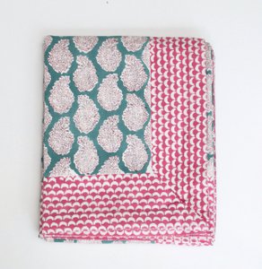 Tafellaken Shanti blue - Tablecover 150 x 240 cm