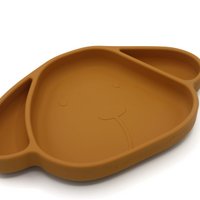 Silicone dish with suction Milo Honey