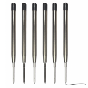 Green -Goose cork pen refill - 6 pieces - Black