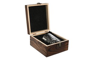 WHISKY-SET 4 PINO 20X18X9 MARRON RC210720