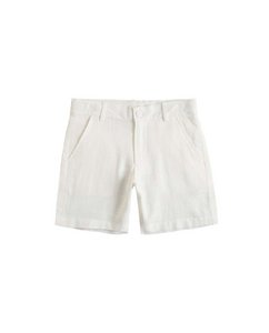 Einfarbige Jungen-Bermudas mit Taschen F142-21207173