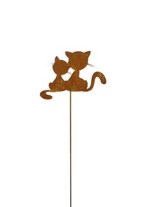 Garden plug cat couple Romantika