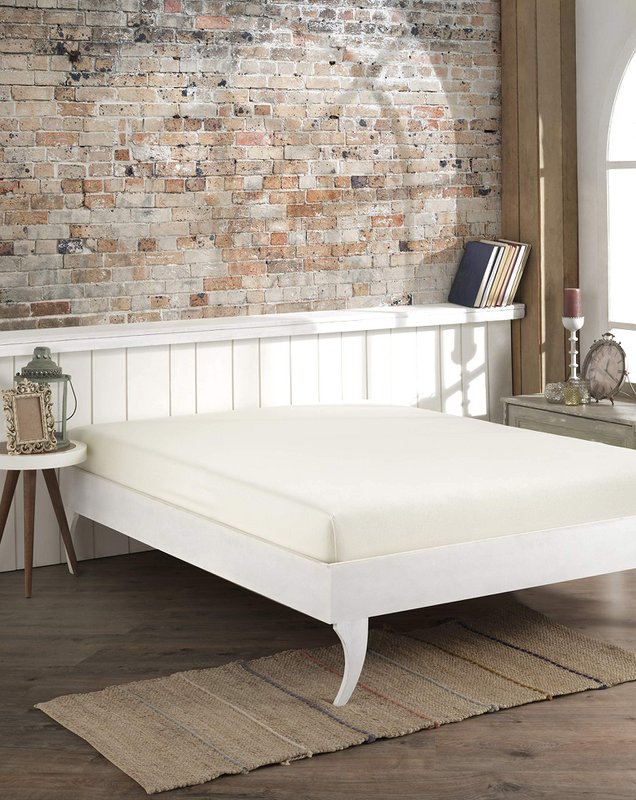 Double Fitted Sheet - 100% Cotton - 135x200cm