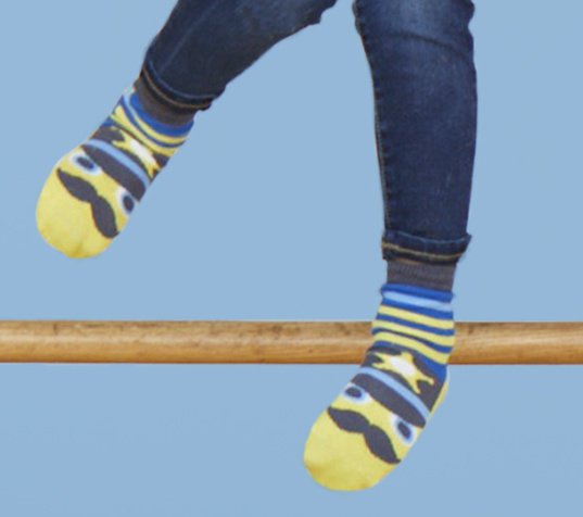 Police officer sock puppet children's sock