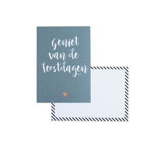 Enjoy the holidays || A6 Card
