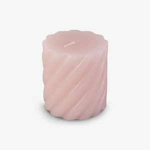 Pilastro Pillar Candle, Pink, Small