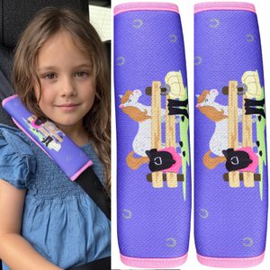 Car seat belt protection horse