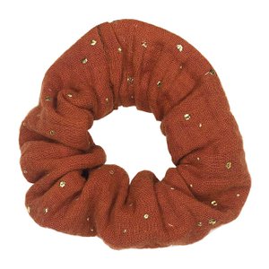 Scrunchie mit einer Prise Gold