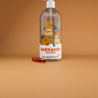 Badreiniger Flasche mit Pod