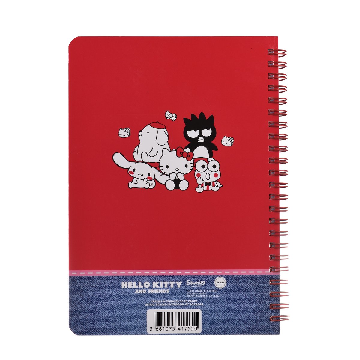 Carnet A5 à Spirale Hello Kitty & Friends – 96 Feuilles