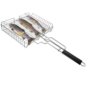 Grillkorb Stahl 61 x 32 cm