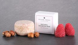 FRUTTA A GUSCIO - Shampoo solido per capelli con polvere di tonka, olio di semi di prugna ed estratto di semi d'uva e lampone