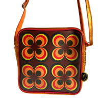 Shoulderbag square Retro circles