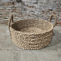 Wood mand naturel D54xH18cm (19514)