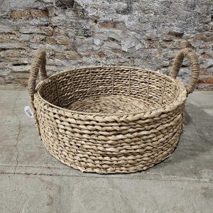 Wood mand naturel D54xH18cm (19514)