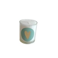 Atmosphere candle Heart Mint green