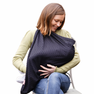 Mamascarf Breastfeeding Scarf Black