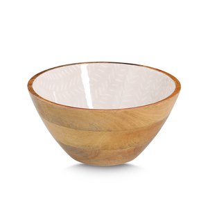 Bowl, mango wood, beige FSC 100%