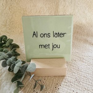 Holzständer für Fliesen