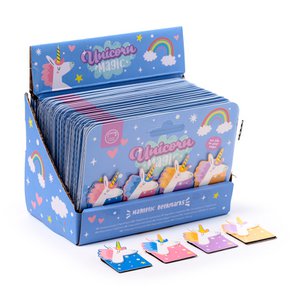 Unicorn Magic -vormige magnetische bladwijzerset