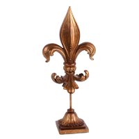 Fleur-de-lis on Stand 38 cm - Gold - Res