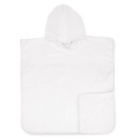 Baby Poncho, White, 450 gr, 55 x 55 cm