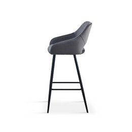 Stein Bar Stools [Set of 2] [75 cm] [Velvet]