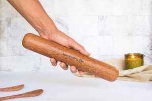 Deegroller kokoshout "keep it rolling" | 30x4,5 cm