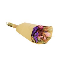 Getrocknete Blumen - Feldstrauß - Burgund