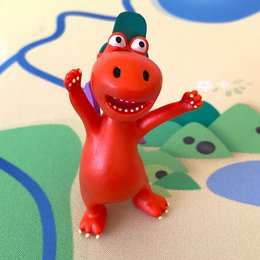 Legemåtte - Little Dragon Coconut Dragon Island inklusive figurer