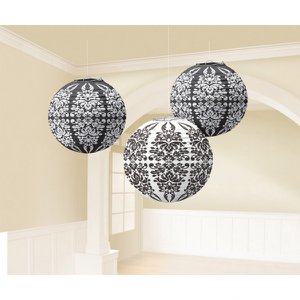 Lanterns Black & White OK 9087